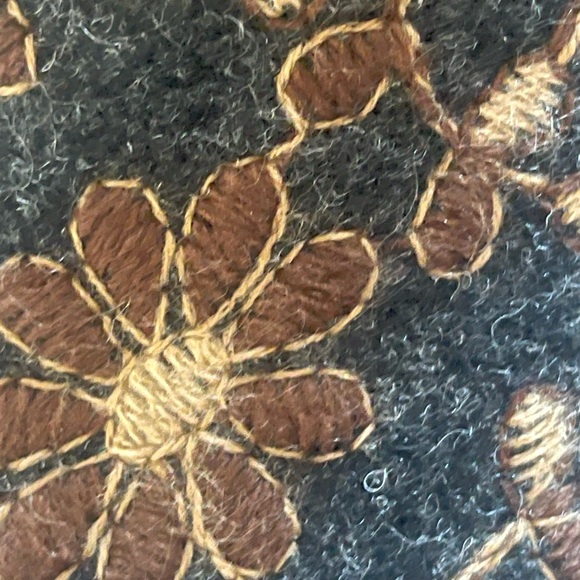 Taos Embroidered Wool Clogs - Woolderness 2 Charcoal EU42 US Womens 11 - Picture 9 of 9